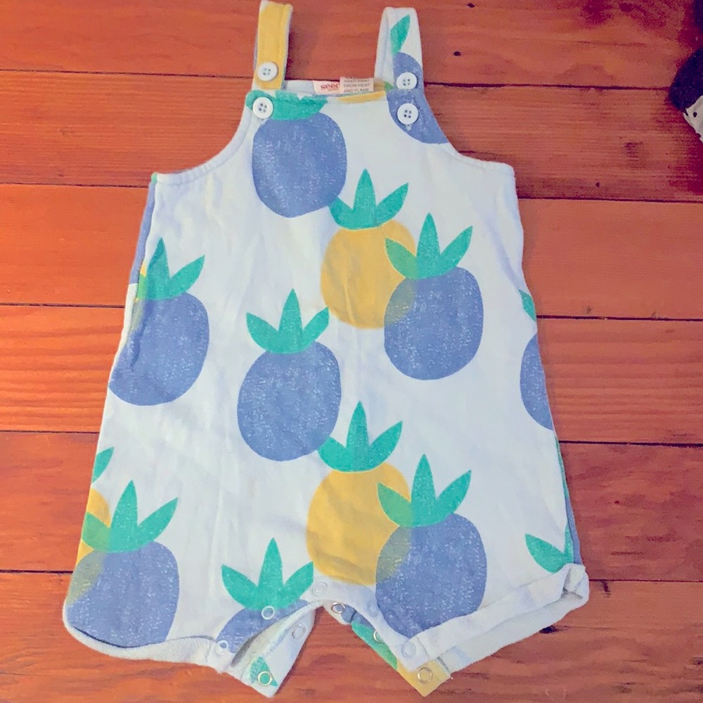 Seeds 12-18months shorts overalls